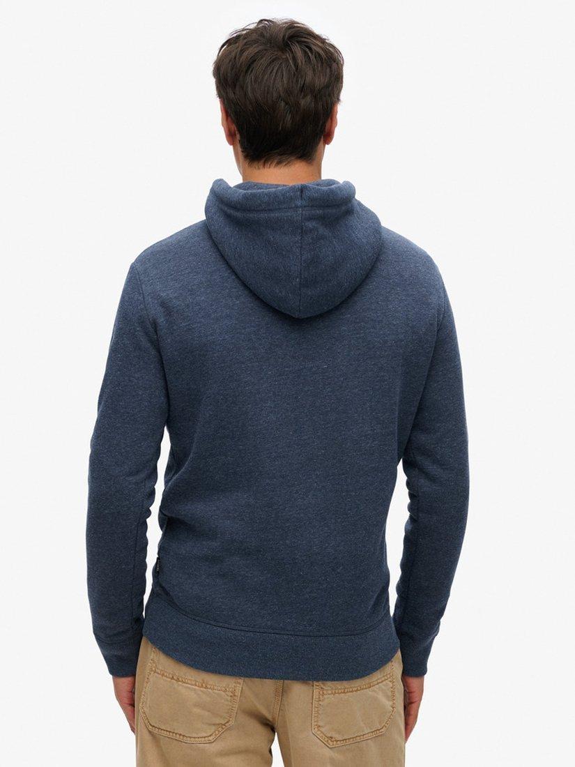 Product image 2 of 5, which shows Superdry Overhead Hoodie, Vintage Navy Marl, S
