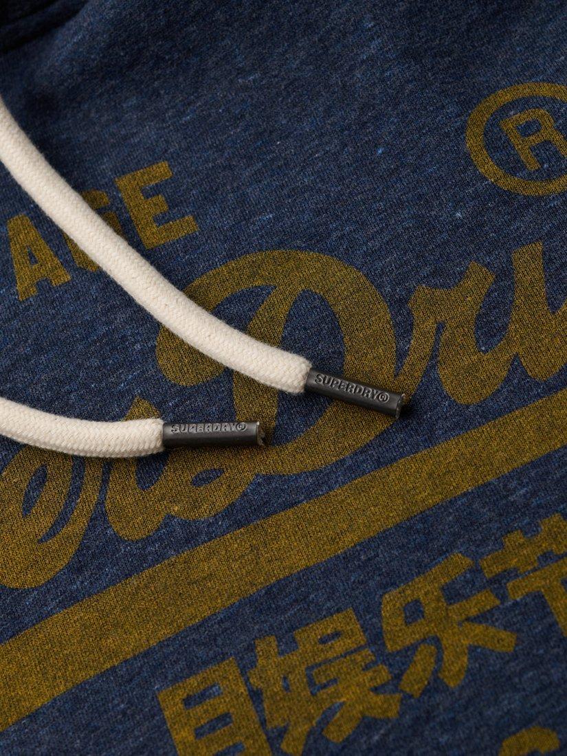 Product image 5 of 5, which shows Superdry Overhead Hoodie, Vintage Navy Marl, S