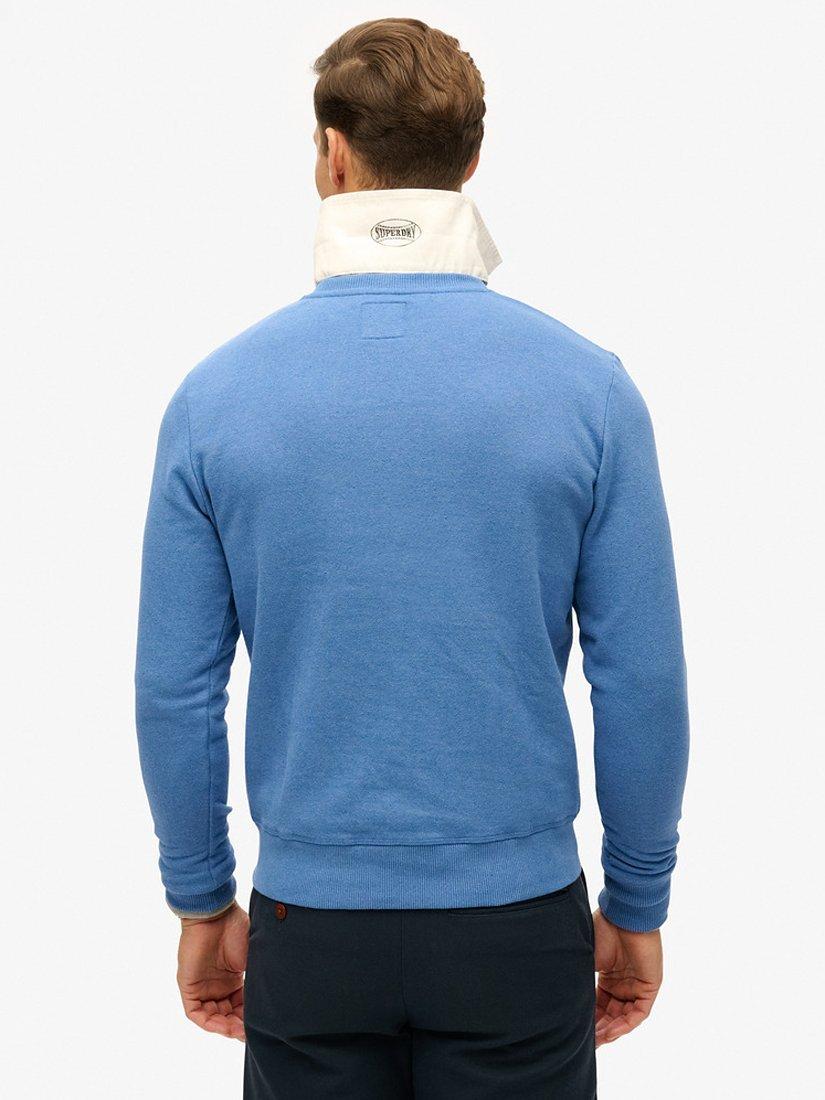 Product image 2 of 6, which shows Superdry Outdoors Graphic Crew Sweatshirt, Ocean Blue, S