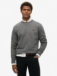 Superdry Cotton Blend Sweatshirt, Carbon Grey Marl