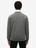 Superdry Cotton Blend Sweatshirt, Carbon Grey Marl