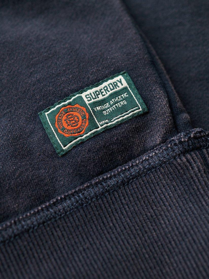 Product image 4 of 6, which shows Superdry Vintage Athletic Crew Sweatshirt, Rich Navy, S