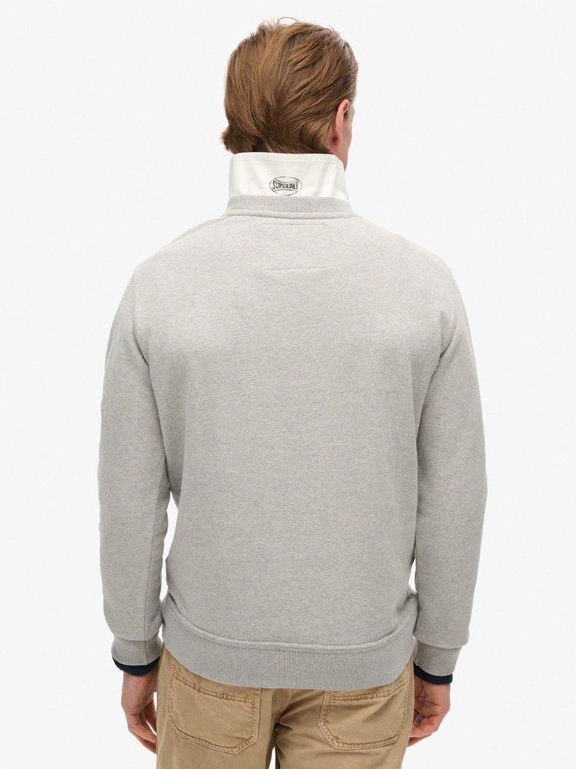 Product image 2 of 4, which shows Superdry Vintage Athletic Crew Sweatshirt, Light Grey, Light Grey, S