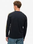 Superdry Essential Logo Retro Long Sleeve Top, Eclipse Navy