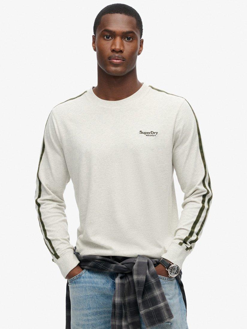 Superdry Essential Logo Retro Long Sleeve Top, Lightning Grindle