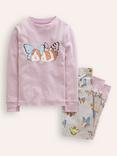 Mini Boden Kids' Snug Long John Pyjamas, Fairy Guinea Pigs