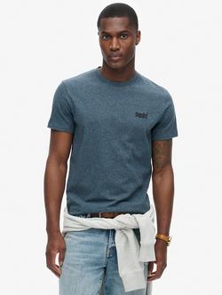 Superdry Essential Logo T-Shirt, Scorched Teal Grit