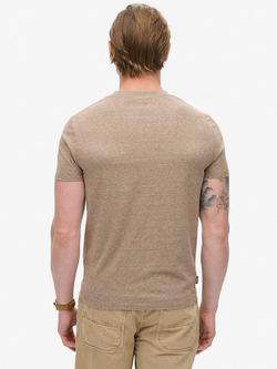 Superdry Essential Logo T-Shirt - view 2, Desert Sand Feeder
