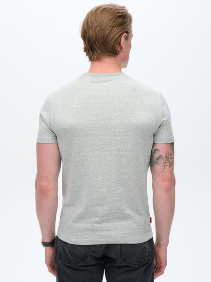 Superdry Essential Logo T-Shirt - view 2, Light Grey Grindle
