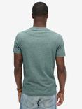Superdry Organic Cotton Essential Logo T-Shirt, Mid Pine Green Grit