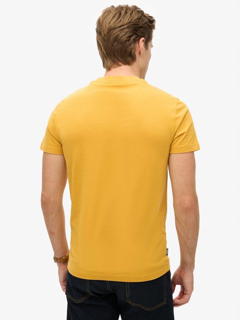 Product image 2 of 5, which shows Superdry Essential Logo T-Shirt, Winter Gold, S