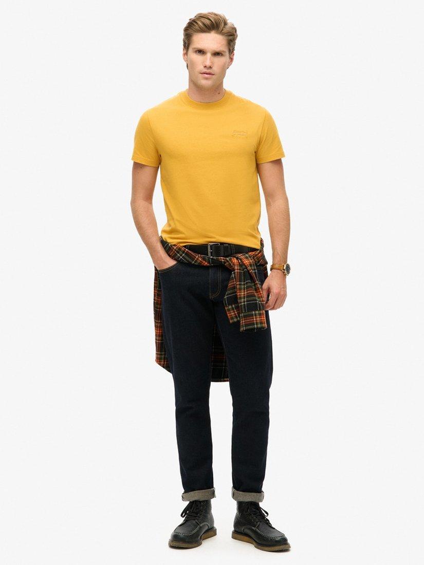 Product image 3 of 5, which shows Superdry Essential Logo T-Shirt, Winter Gold, S