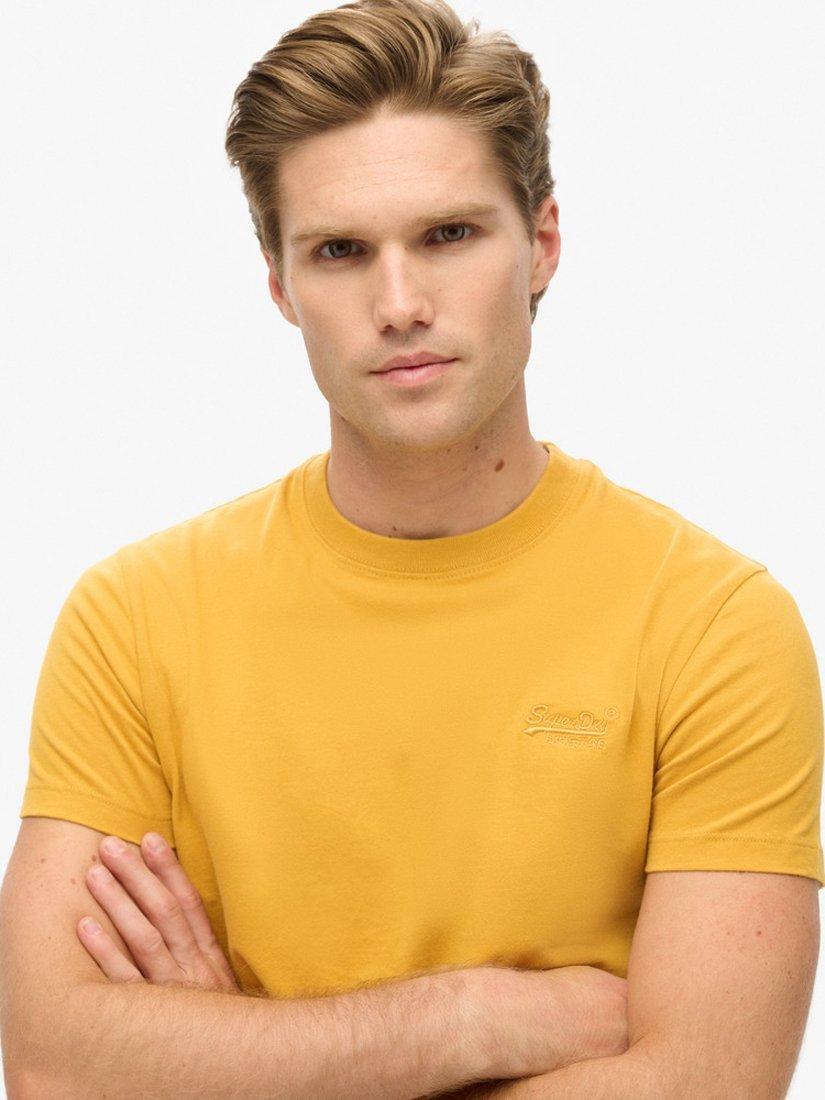 Product image 4 of 5, which shows Superdry Essential Logo T-Shirt, Winter Gold, S