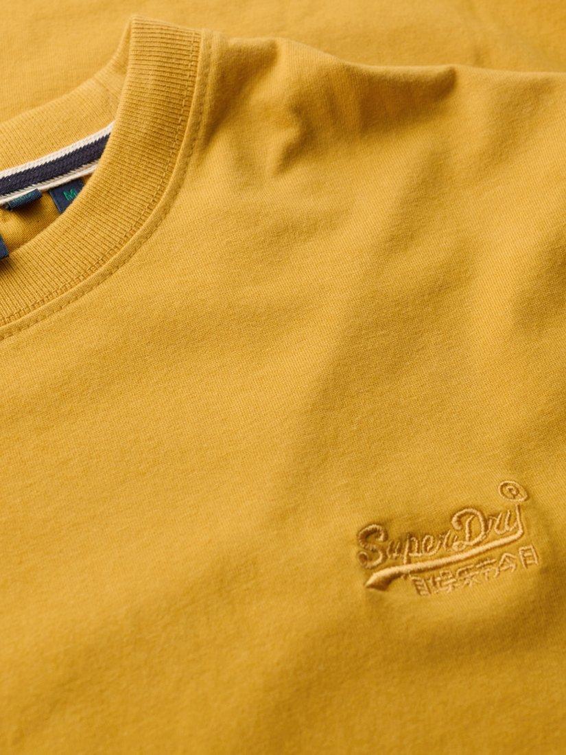 Product image 5 of 5, which shows Superdry Essential Logo T-Shirt, Winter Gold, S