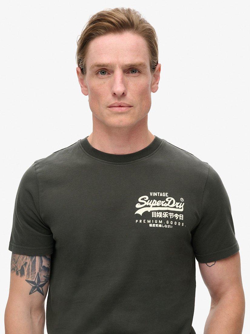 Product image 4 of 5, which shows Superdry Tokyo Graphic T-Shirt, Washed Black, S