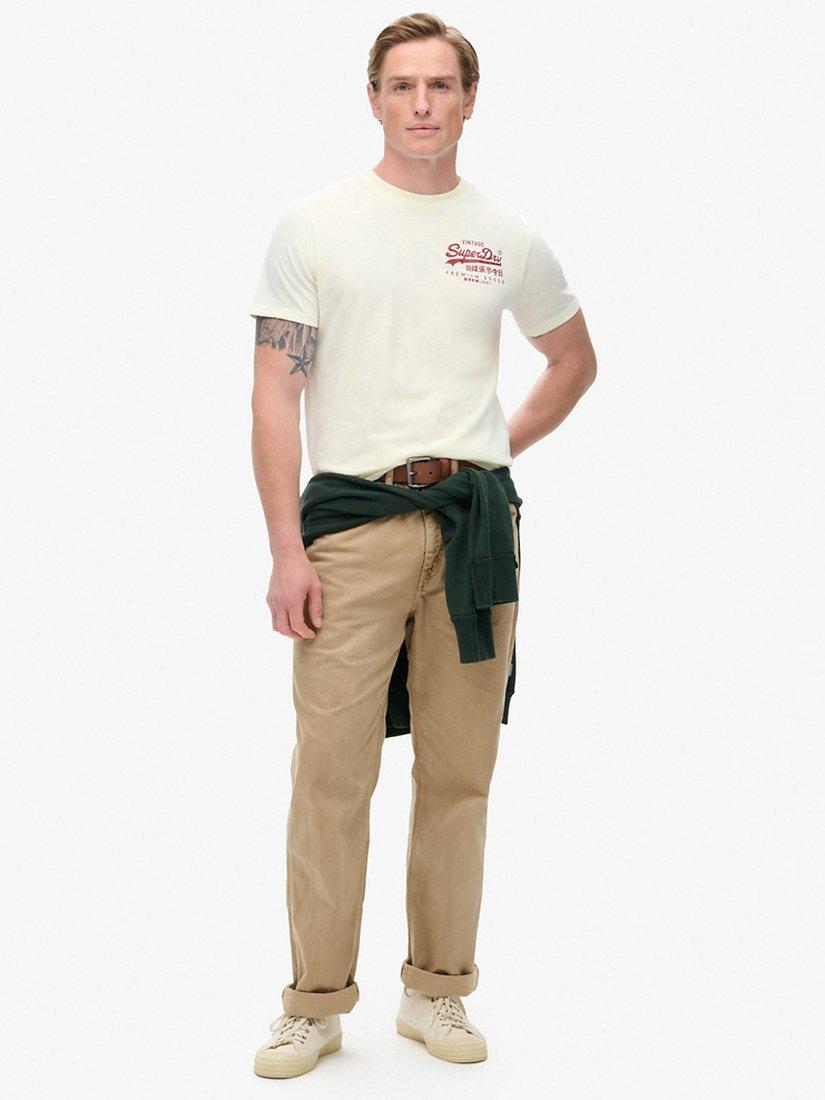 Product image 2 of 5, which shows Superdry Tokyo Graphic T-Shirt, Off White, S