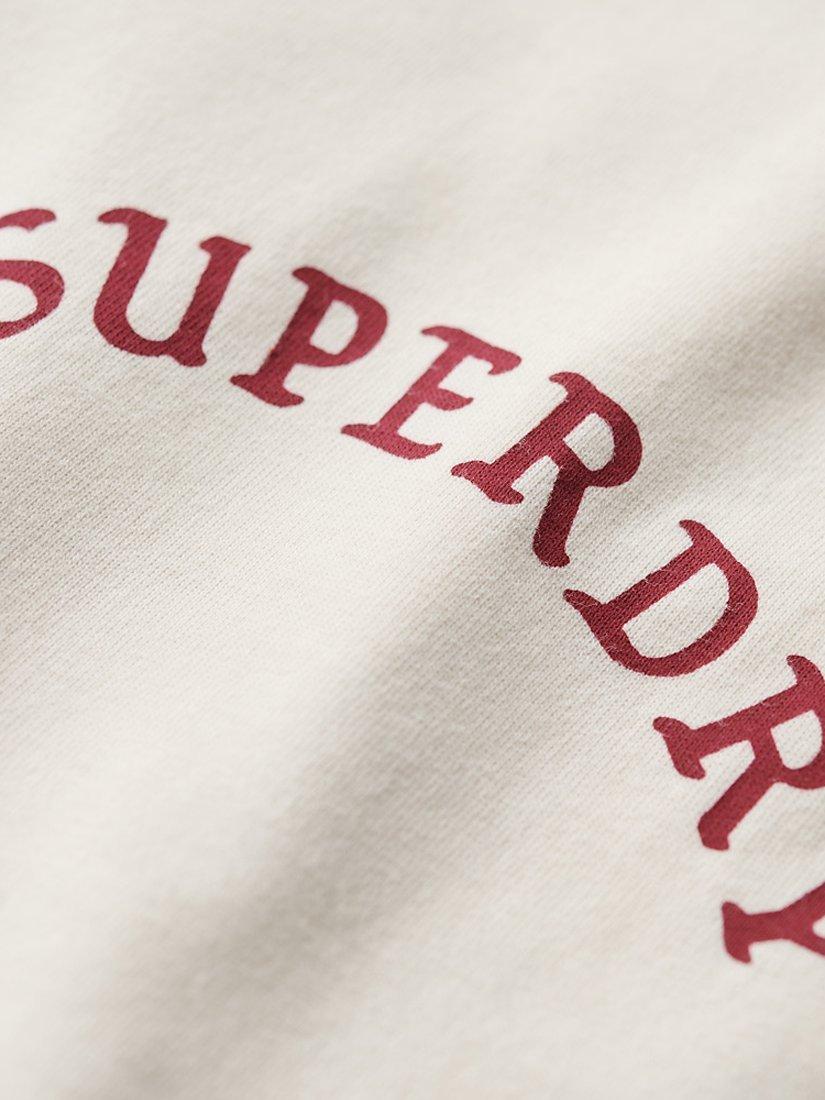 Product image 6 of 6, which shows Superdry Tattoo Graphic T-Shirt, Cream, S