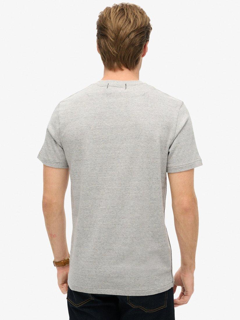 Product image 2 of 5, which shows Superdry Surplus Graphic Cotton T-Shirt, Surplus Grey Grindle, S