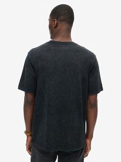 Superdry Rock Graphic Band T-Shirt, Jet Black - view 2, Jet Black