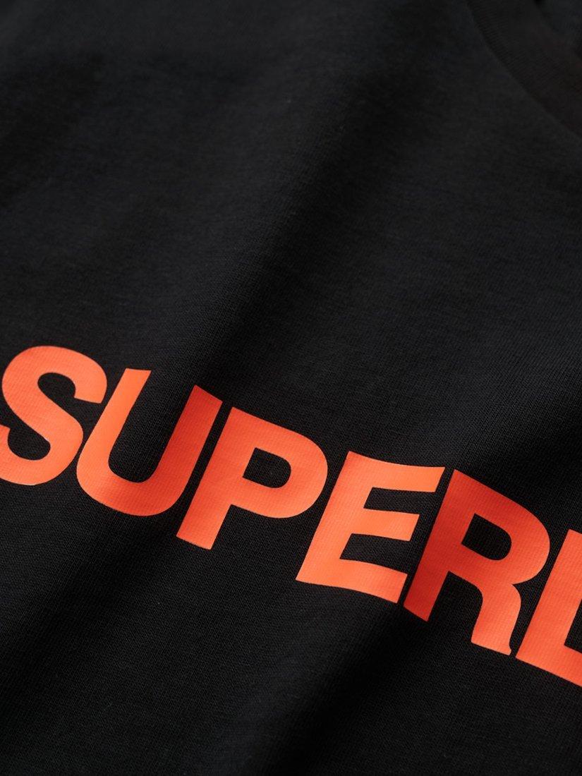 Product image 5 of 5, which shows Superdry Tech Logo Relaxed T-Shirt, Black, S