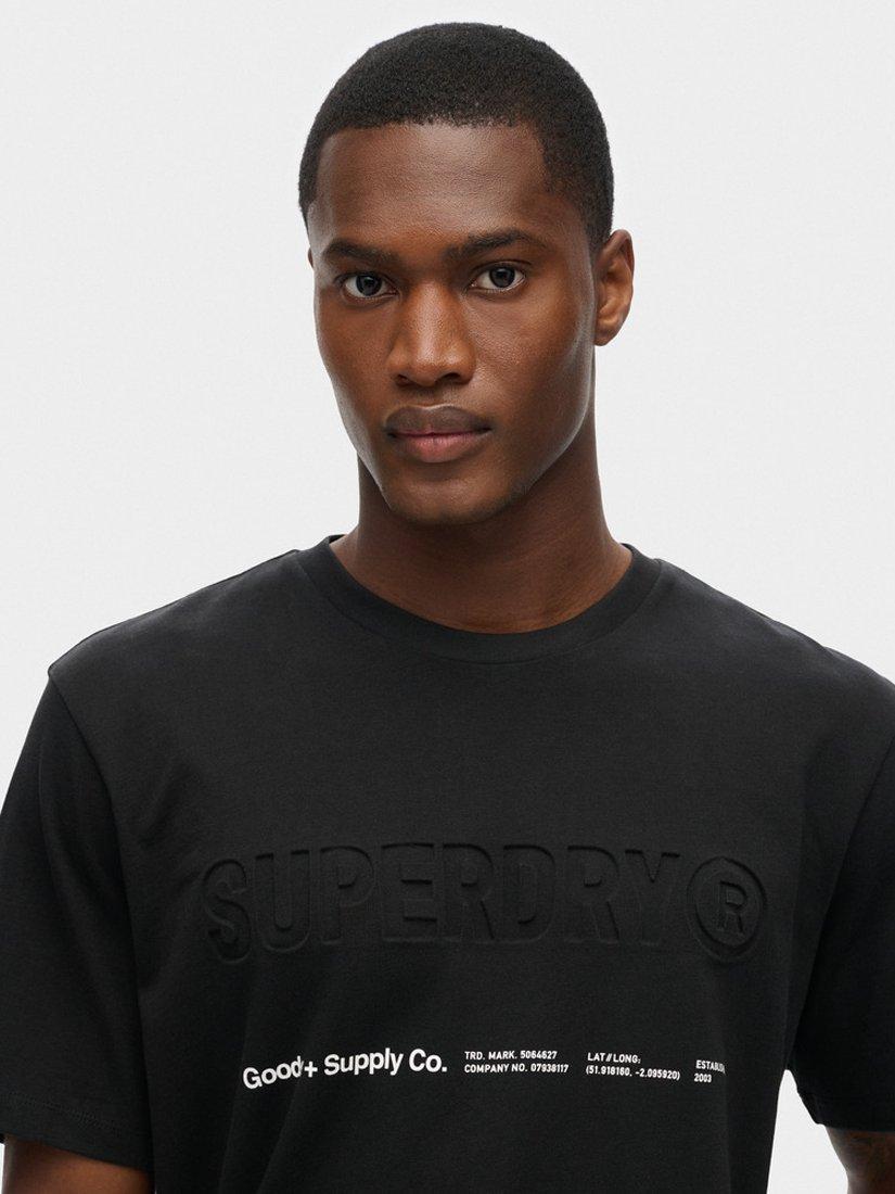 Product image 5 of 6, which shows Superdry Utility Sport Logo Loose T-Shirt, Black, S