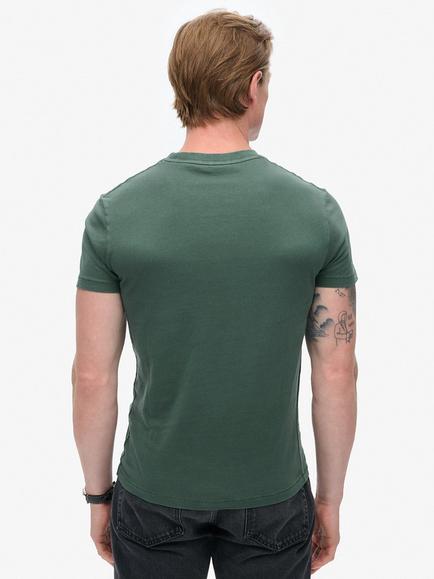Superdry Essential Washed Pocket T-Shirt - view 2, Washed Forest Green