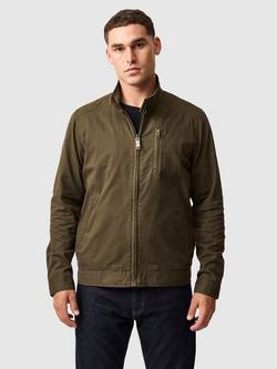 Rodd & Gunn Armitage Cotton Twill Harrington Jacket, Army