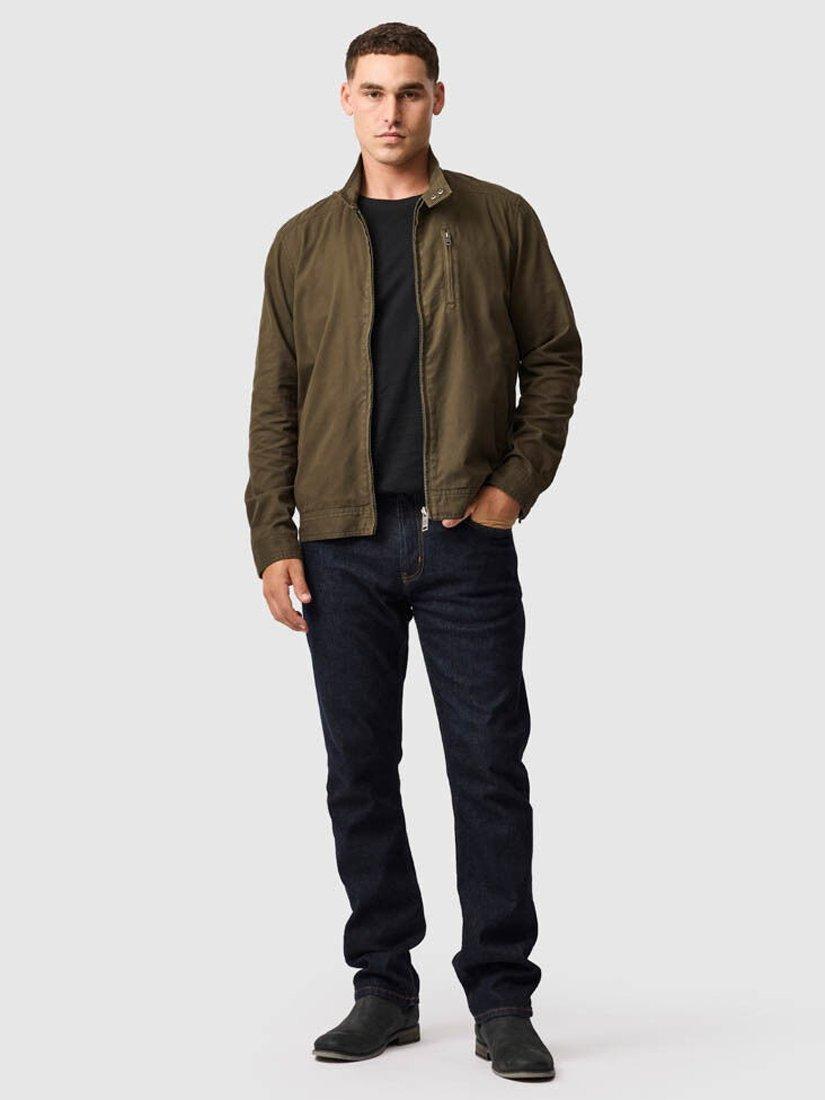 Product image 2 of 6, which shows Rodd & Gunn Armitage Cotton-twill Harrington Jacket, Army, XS