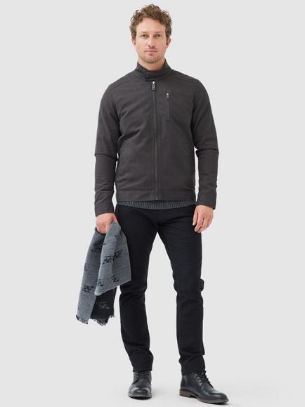 Rodd & Gunn Armitage Cotton Twill Harrington Jacket - view 2, Pewter