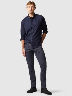 Rodd & Gunn Barrhill Brushed Cotton Slim Fit Long Sleeves Shirt - view 2, Twilight