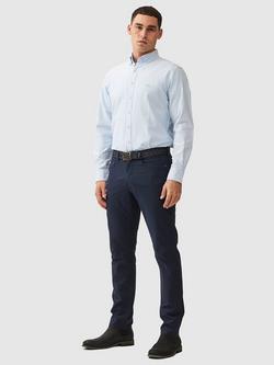 Rodd & Gunn Gunn Oxford Cotton Slim Fit Long Sleeve Shirt - view 2, Powder Blue