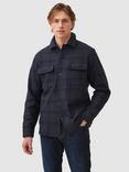 Rodd & Gunn Wadestown Cotton Check Long Sleeve Slim Fit Overshirt