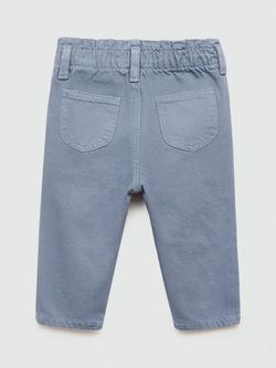 Mango Kids' Paperbag Jeans - view 2, Light Pastel Blue