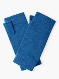 Brora Cashmere Wrist Warmer Gloves, China Blue