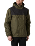 Helly Hansen Vancouver Fleece Lined Waterproof Jacket, Utility Green/Black