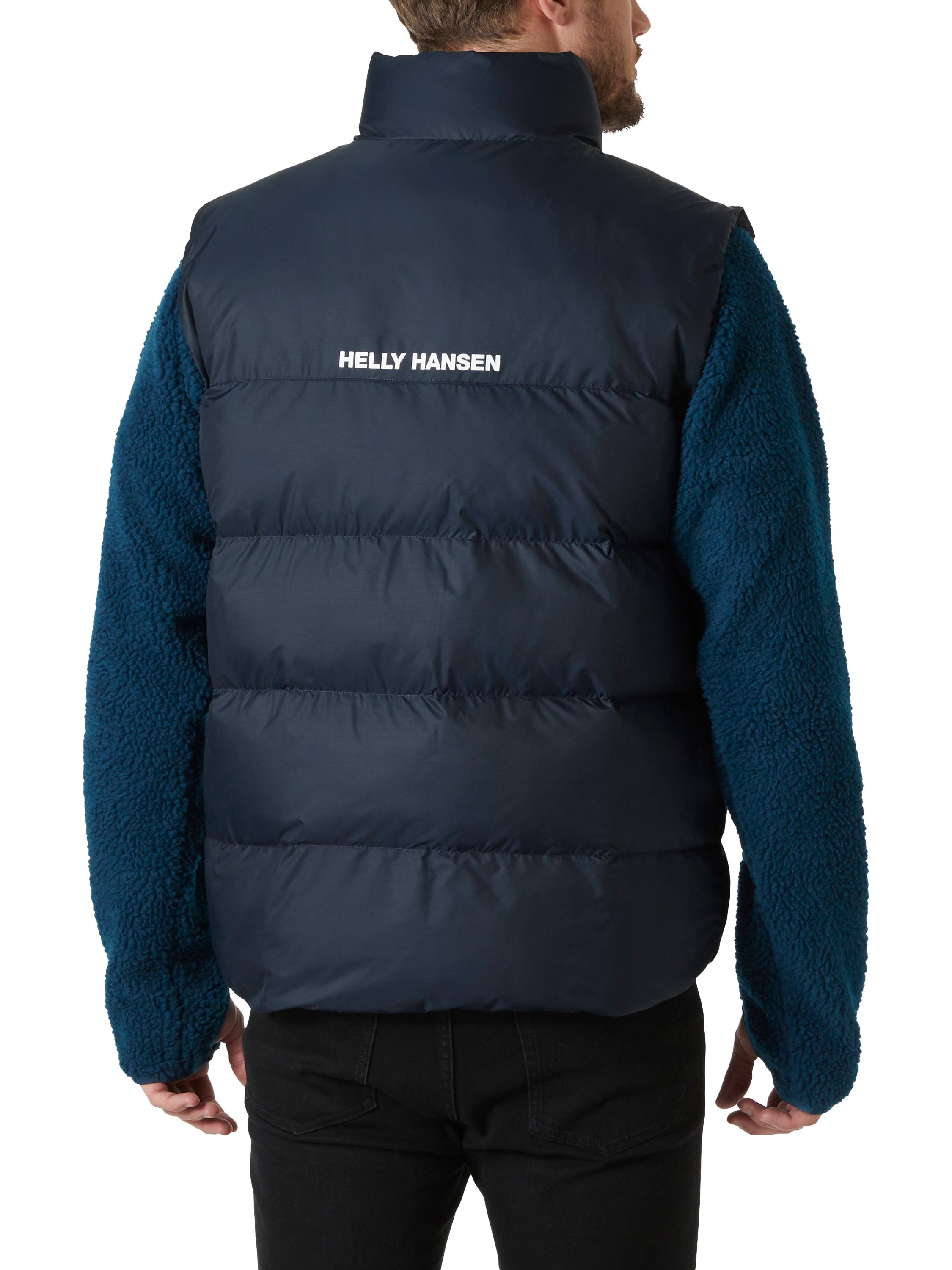 Product image 2 of 3, which shows Helly Hansen Active Puffy Vest, Navy, S