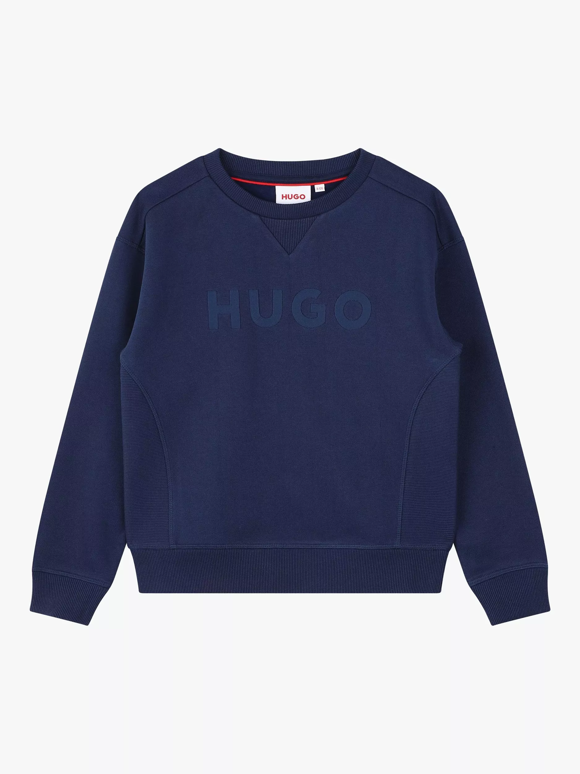 HUGO BOSS Kids' Logo Sweatshirt, Medieval Blue