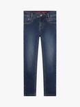 HUGO BOSS KIds' Slim Fit Denim Jeans, Double Stone + Brush