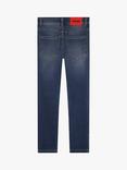 HUGO BOSS KIds' Slim Fit Denim Jeans, Double Stone + Brush