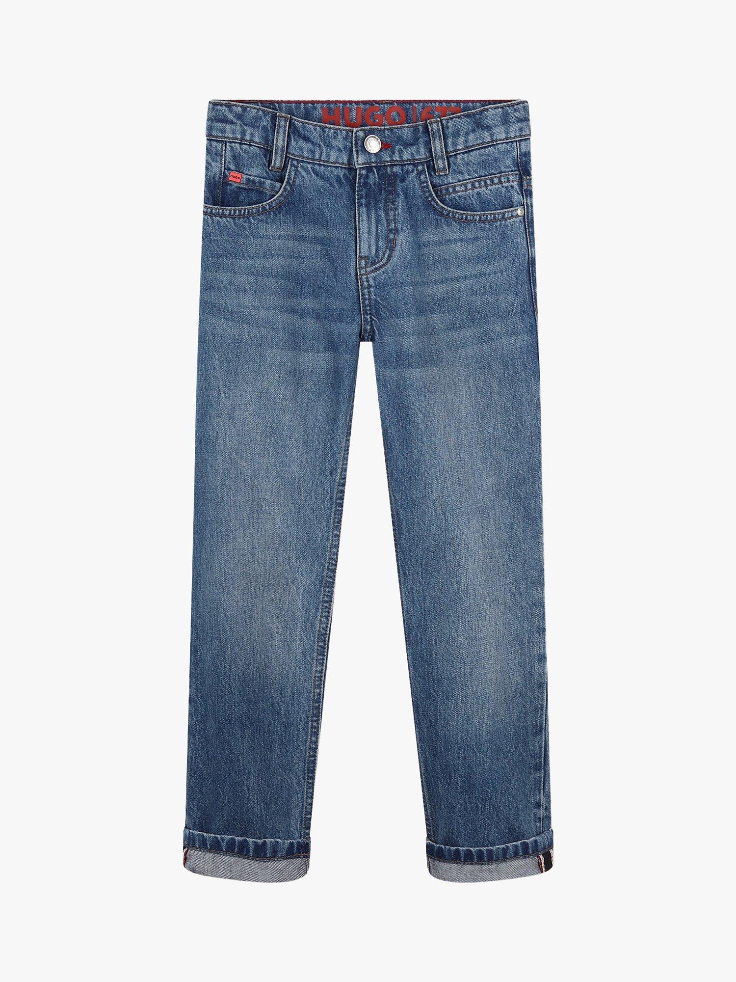 HUGO BOSS Kids Regular Fit Jeans Mid Blue