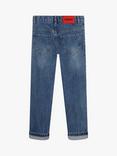 HUGO BOSS Kids' Regular Fit Jeans, Mid Blue