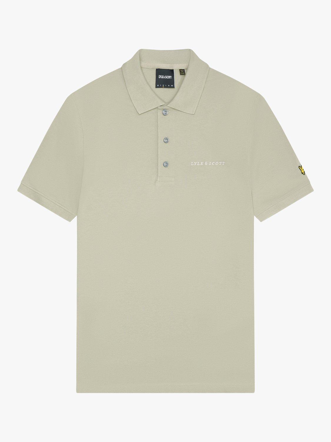 Product image 3 of 5, which shows Lyle & Scott Embroidered Logo Polo Shirt, Dried Sagecove, XS