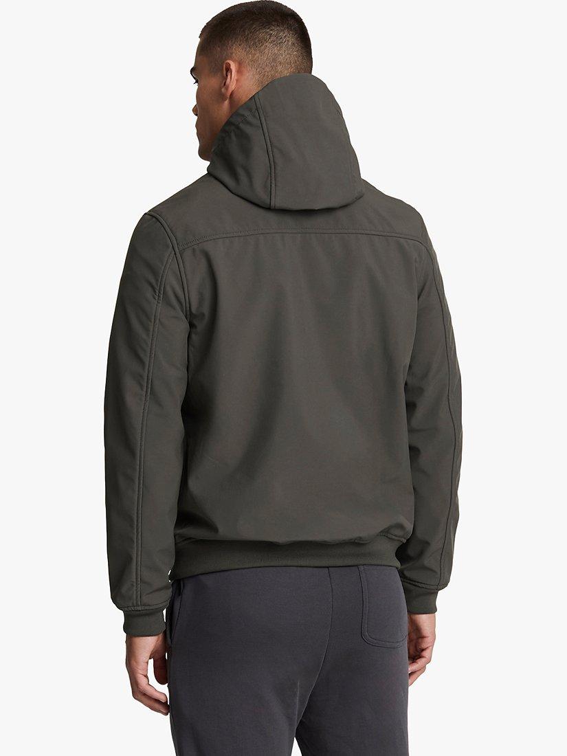 Product image 2 of 5, which shows Lyle & Scott Fleece Back Softshell Jacket, W635 Gunmetal, XS
