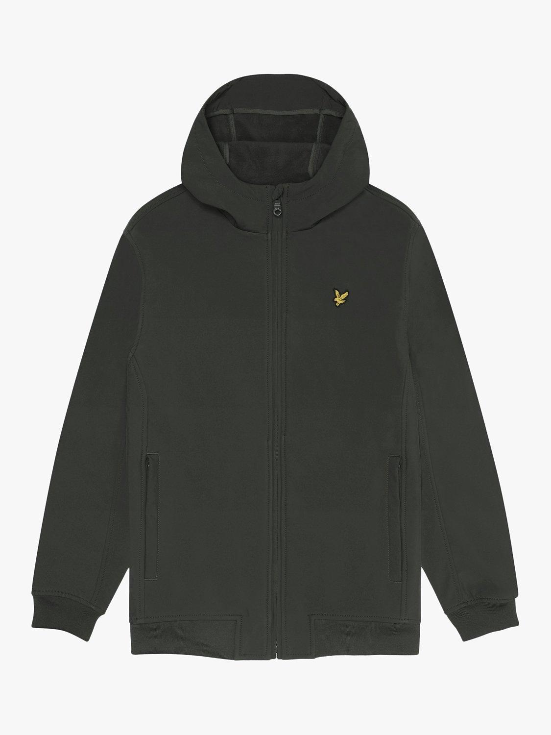 Product image 3 of 5, which shows Lyle & Scott Fleece Back Softshell Jacket, W635 Gunmetal, XS