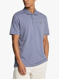 Lyle & Scott Cotton Polo Shirt, Factory Blue