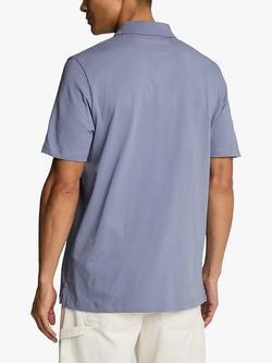 Lyle & Scott Cotton Polo Shirt - view 2, Factory Blue