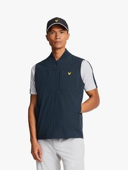Lyle & Scott Tech Golf Gilet, Z271 Dark Navy, Z271 Dark Navy