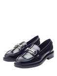 Moda in Pelle Estephe Patent Leather Loafers, Black