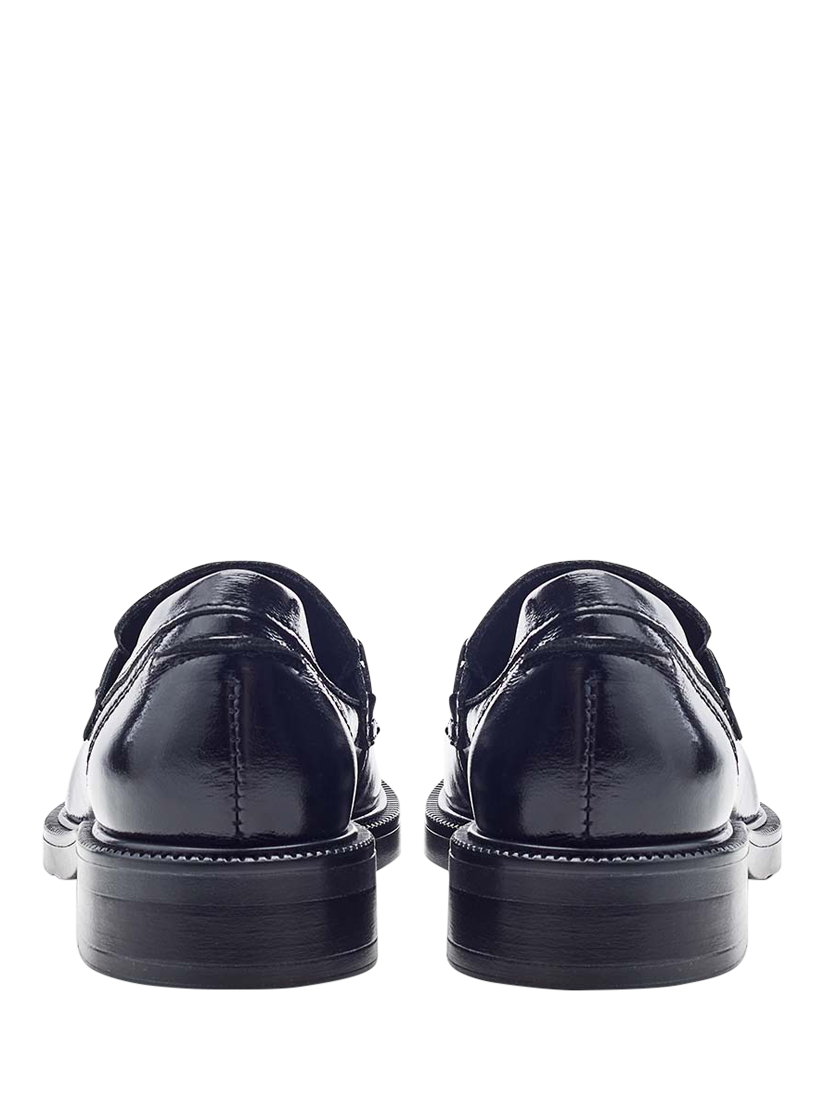 Product image 3 of 4, which shows Moda in Pelle Estephe Patent Leather Loafers, Black, 3