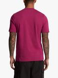 Lyle & Scott Plain Cotton T-Shirt, Rich Burgundy